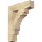 Ekena Millwork Merced Block Rough Sawn Bracket, Douglas Fir, 4"W x 18"D x 22"H BKT04X18X22MRC05RDF - alternate 1